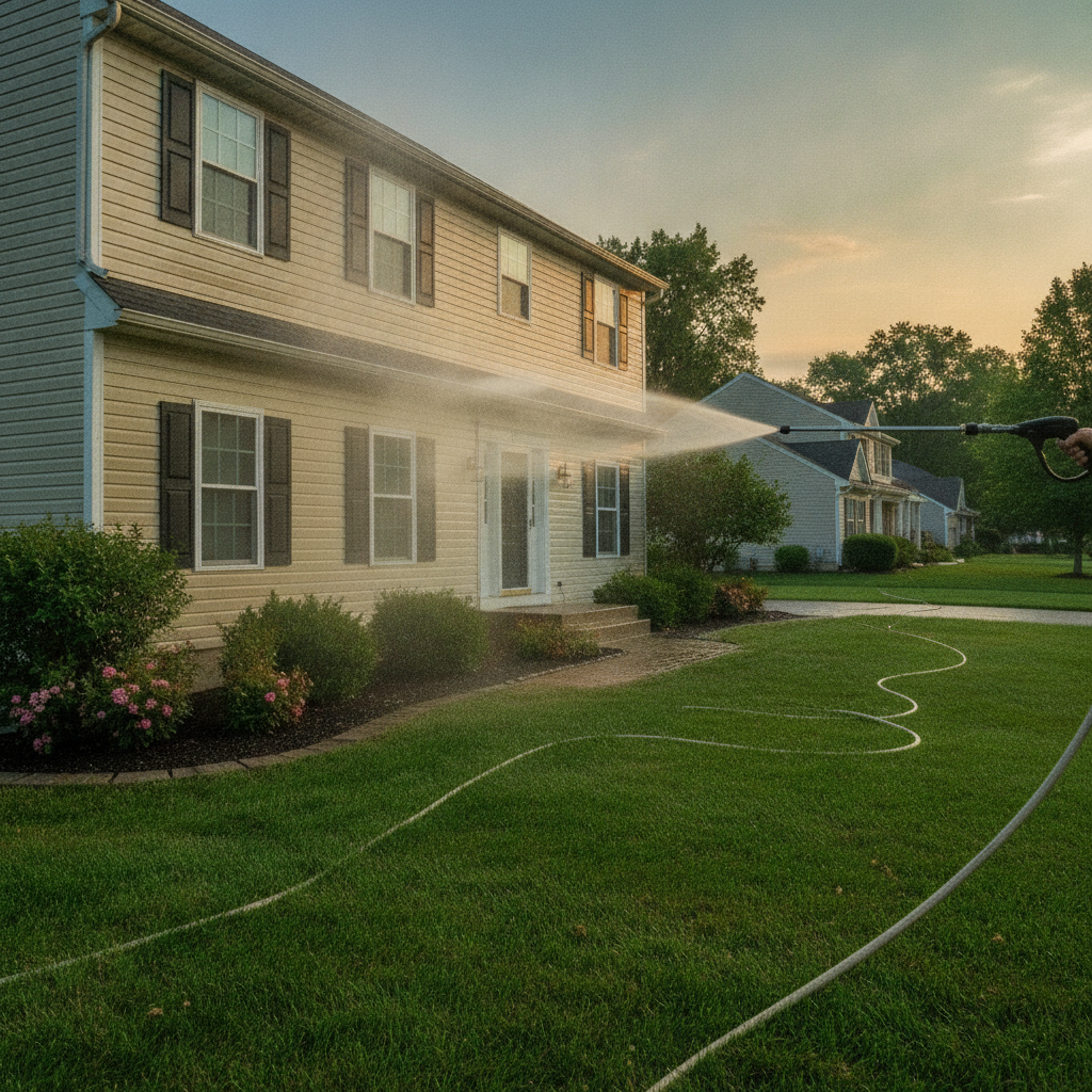 done Residential Power Washing - No Face and No Text